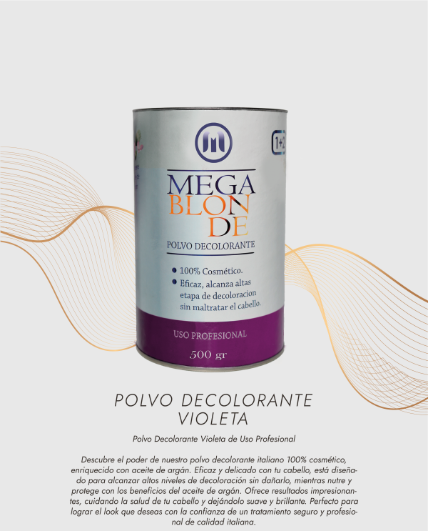 Polvo decolorante violeta