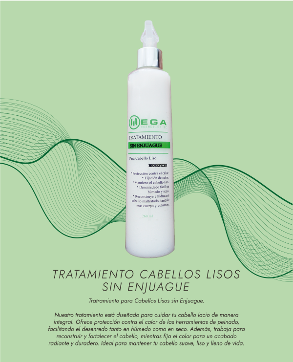 Tratamiento Cabellos Lisos  sin Enjuague