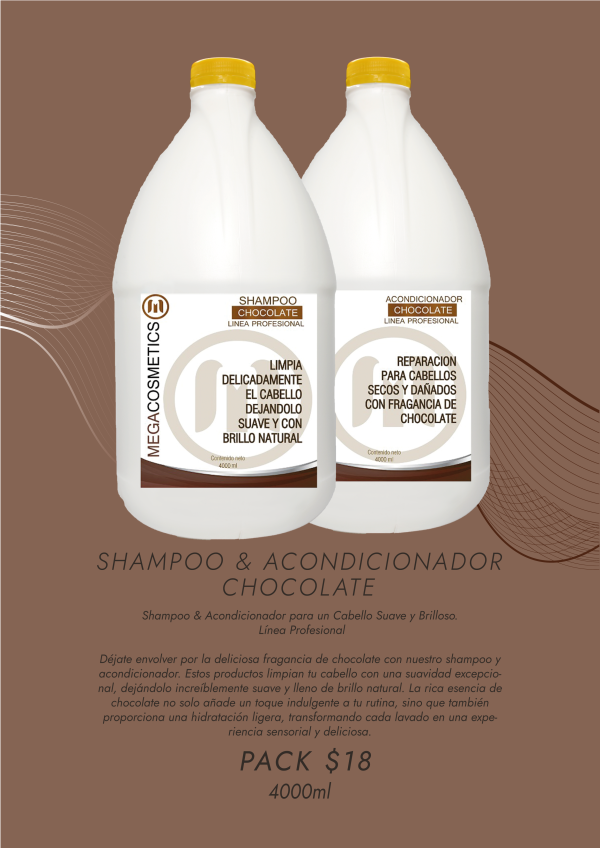 Shampoo & Acondicionador  Chocolate