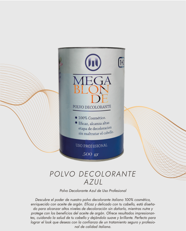 Polvo decolorante Azul